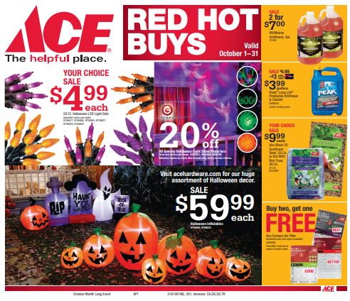 fullerton ace hardwares ads coupons